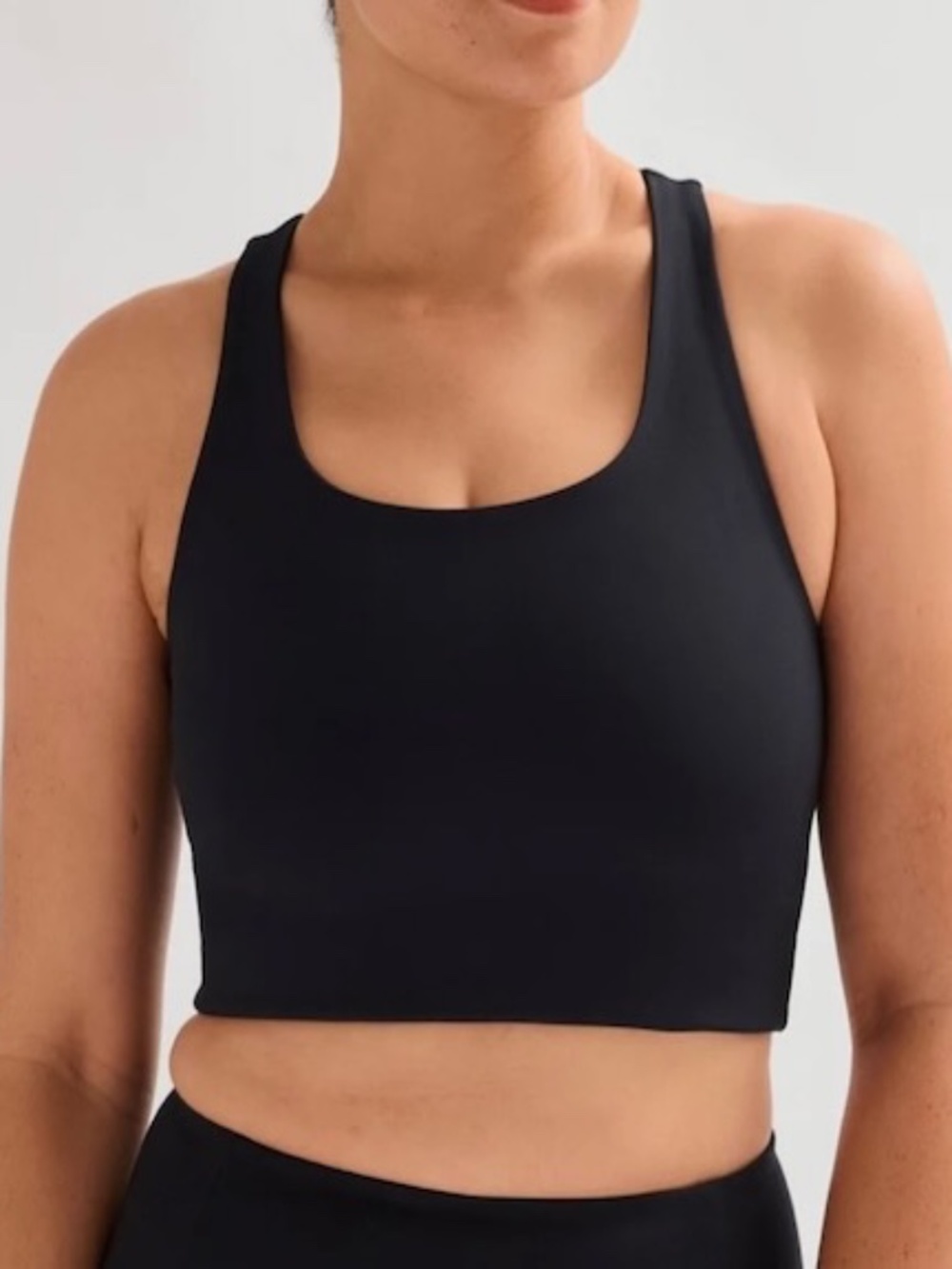 Girlfriend Collective Paloma Racer Back Sports Bra 1002 Navy Size Large NEW+TAGS